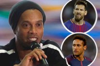 رونالدينيو يدافع عن نيمار .. ويدعم ميسي في رحيله عن برشلونة