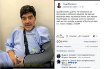 مارادونا يجري عملية جراحية لكتفه في دبي