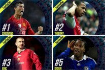 رونالدو يتصدر قائمة أفضل اللاعبين الأجانب في تاريخ الدوري الإنكليزي