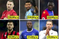 واين روني يتصدر قائمة اللاعبين الأعلى أجرًا في الدوري الإنكليزي