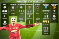 السويدي زلاتان إبراهيموفيتش يثري سيرته الكروية باللقب رقم 32