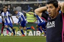 برشلونة يخسر للمرة الاولى رغم إحراز مهاجمه سواريز هدفًا