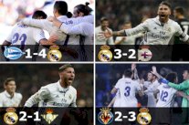 ريال مدريد حصد 16 نقطة من مباريات كان متأخراً في نتائجها