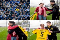 بارترا يكرم مشجعة بوروسيا دورتموند الشجاعة