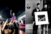 ميسي يكرم مصور لقطة 