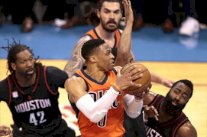 وستبروك يواصل هوايته دون أن يجنب ثاندر التخلف 1-3 أمام هيوستن