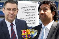 برشلونة يحتج على الرئيس القطري لملقة بسبب وصفه النادي الكاتالوني بـ