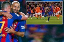 ماسكيرانو يسجل أول أهدافه بقميص برشلونة بعد 7 سنوات !