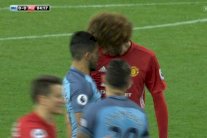 فيلايني ينطح أغويرو على طريقة 