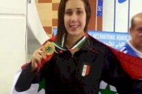 فضية للسباحة السورية جمعة في سباق 100 م حرة