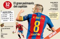 إنييستا يكمل عامه الـ 33 مترقبًا اللقب الـ 33 في مسيرته مع برشلونة