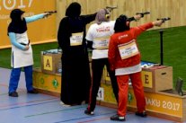 ذهبية للرامية القطرية مبارك في دورة ألعاب التضامن الإسلامي