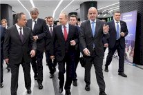 إنفانتينو يعرب عن ارتياحه لاستعدادات روسيا للمونديال