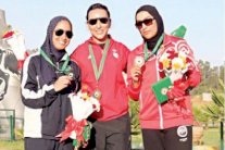 الثنائي البحريني محمد وحساني يحرزان ذهبية المختلط في السكيت