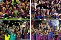 برشلونة يبقى الأكثر تتويجًا بثنائية الدوري الإسباني ودوري أبطال أوروبا