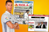 الصحافة البرتغالية والإنكليزية تؤكد رحيل رونالدو عن ريال مدريد