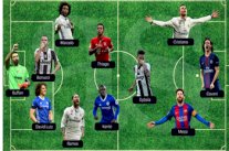 ليونيل ميسي وكريستيانو رونالدو معاً في فريق الموسم