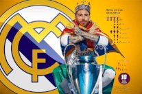 سيرجيو راموس .. خامس أكثر قادة ريال مدريد تتويجاً في تاريخ النادي