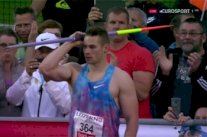 الألماني فيتر يحقق ثاني أفضل رقم في رمي الرمح