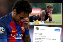 نيمار يؤجج شائعات رحيله عن برشلونة بـ 