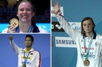 ليديكي تدخل التاريخ مجدداً وأربعة ارقام قياسية في مونديال السباحة