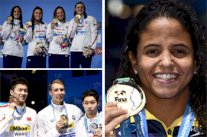 سيطرة أميركية على مونديال السباحة وذهبية اولى لسيدات البرازيل