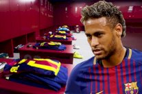 التشاؤم يسيطر على غرف ملابس برشلونة بسبب نيمار