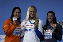 ذهبية 50 متر فراشة لسيوستروم وبرونزية للمصرية عثمان