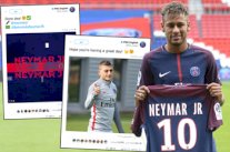 سان جرمان يستغل صفقة نيمار للسخرية من برشلونة والرد على بيكيه