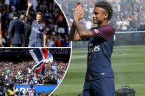 نيمار يستكشف حديقته الجديدة 