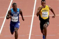 جاستين غاتلين يبدد آمال يوسين بولت في سباق 100 متر