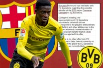 دورتموند يوضح موقفه رسمياً من عرض برشلونة لضم ديمبلي