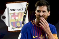 ميسي لم يوقع عقده الجديد مع برشلونة