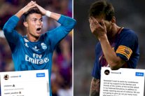 ميسي و رونالدو يتقدمان نجوم الرياضة في التضامن مع ضحايا برشلونة