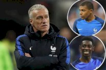 ديشان يستدعي مبابي ويستبعد ديمبيلي من تشكيلة المنتخب الفرنسي