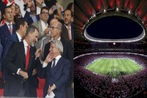 افتتاح الملعب الجديد لأتلتيكو مدريد بحضور الملك فيليبي السادس
