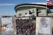 تشويه ممر أساطير أتلتيكو بسبب لاعبي ريال مدريد وبرشلونة