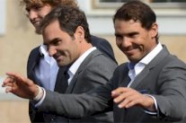 السويسري روجيه فيدرر يعطي انطلاقة كأس لايفر الاستعراضية