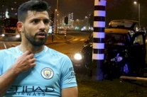 بالصور : أغويرو يتعرض لحادث سير مروع قد يتسبب بغيابه لأشهر عن الملاعب