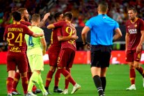 سقوط مدو لبرشلونة أمام روما في كأس الأبطال الدولية