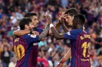 برشلونة يستعرض وفالنسيا بلا فوز للمباراة الثالثة