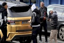 وصول أوباميانغ الى مقر تدريبات أرسنال