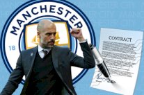 غوارديولا يؤجل تجديد عقده حتى الظفر بأول ألقابه مع مانشستر سيتي