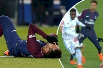 رسمياً : نيمار يعاني من التواء في الكاحل وشق في مشط القدم