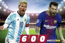 هدفان يفصلان ميسي عن بلوغ 600 هدف في مسيرته مع برشلونة والأرجنتين