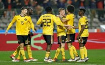 ثنائية لوكاكو تمهد فوز بلجيكا على السعودية برباعية