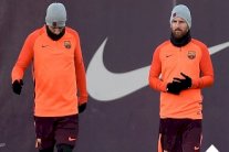 ميسي يعاود التدريبات مع برشلونة