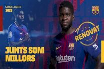 برشلونة يمدد عقد أومتيتي حتى 2023