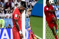 نهاية محرجة لاحتفال باتشواي بهدف بلجيكا في مرمى إنكلترا