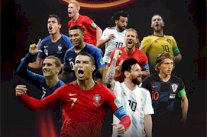 مبابي وغريزمان وصلاح ينافسون ميسي ورونالدو على جائزة